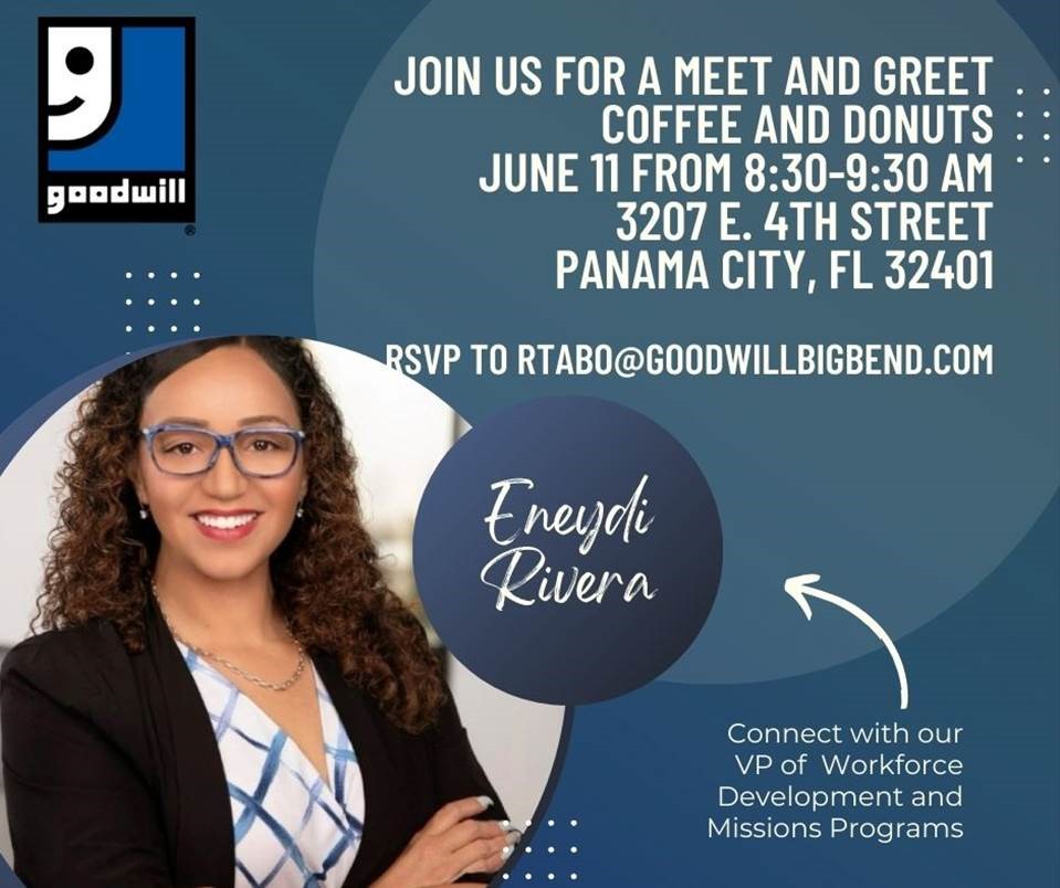 Goodwill of the Big Bend Presents Meet & Greet with VP of Workforce Development